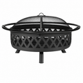 42 In. round Steel Outdoor Patio Wood Burning Fire Pit
