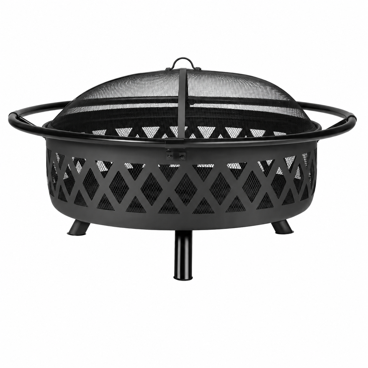42 In. round Steel Outdoor Patio Wood Burning Fire Pit