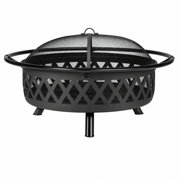 42 In. round Steel Outdoor Patio Wood Burning Fire Pit