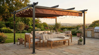 Retractable Pergola Canopy — Lifestyle